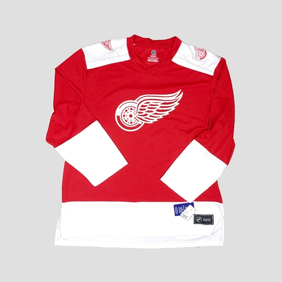 NWT NHL Men Detroit Red Wing LARKIN  V Neck Jersey - Picture 2 of 6